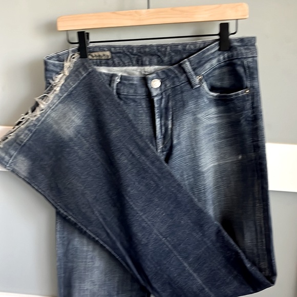 Citizens of Humanity distressed boot cut jeans. - Picture 4 of 5